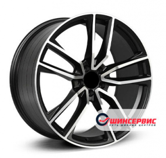 RST R2106FF 21.0 / 10.0J PCD 5x112.00 ET 44.00 ЦО 66.60 Литой / Черный матовый с полированной лицевой поверхностью