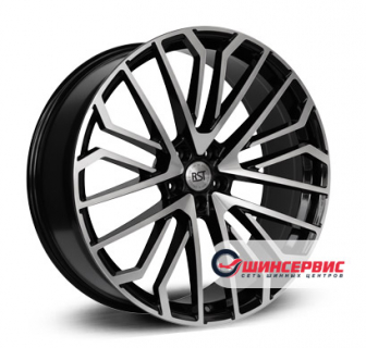 RST R2206FF 22.0 / 10.0J PCD 5x112.00 ET 20.00 ЦО 66.60 Литой / Черный с полированной лицевой поверхностью
