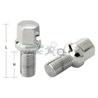 Болт M12x1,5 (53,5/ 28) hex17 сфера CH box 5 JN-804