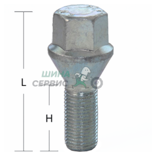 Болт 12x1,5 (57/ 24) hex17 CH B1