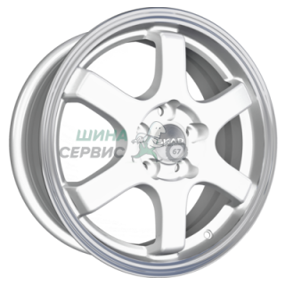 6x15/4x100 ET48 D54,1 Киото Алмаз белый (АРС 014 black)