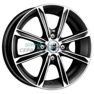 5x13/4x114,3 ET45 D69,1 Флэш Алмаз черный
