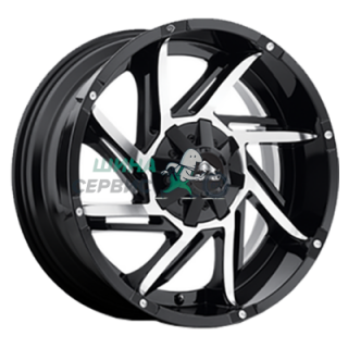 9x20/5x150 ET35 D110,1 BW-422 Gloss Black Machined Face