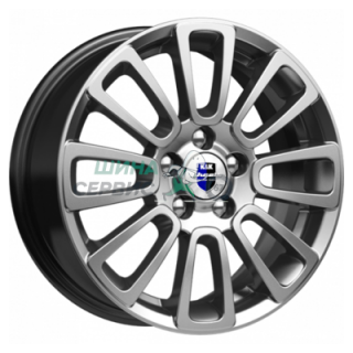 6x15/4x100 ET45 D54,1 Неман-оригинал (КС717) Дарк платинум