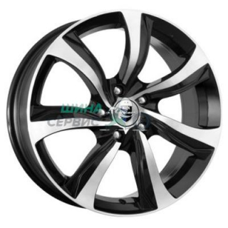 K&K 7x17/5x108 ET45 D67,1 Либерти (КС654) Алмаз черный