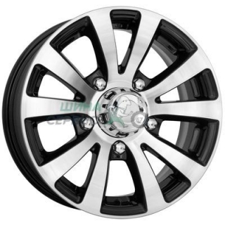 K&K 6x15/5x139,7 ET35 D98,5 Фалкон-Нова (КС642) Алмаз черный