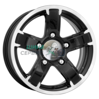 K&K 6,5x15/5x139,7 ET40 D95,3 Ангара (КС462) Алмаз черный