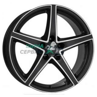 8x18/5x112 ET45 D70,1 Raptr Racing black front polished