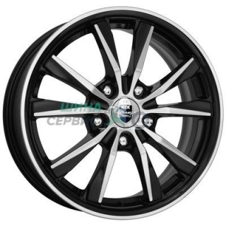 K&K 6,5x16/5x114,3 ET38 D67,1 Спайдер (КС649) Алмаз черный