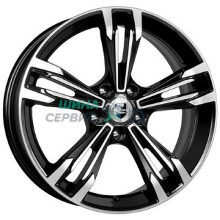 7x18/5x112 ET43 D57,1 Каррера (КС655) Алмаз черный