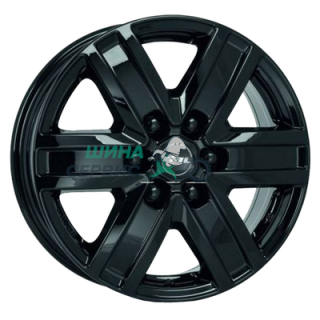 7x17/6x130 ET57 D84,1 Transporter 6 Diamond Black
