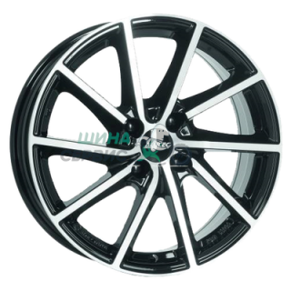 7,5x18/5x114,3 ET55 D67,1 Singa Diamant black front polished