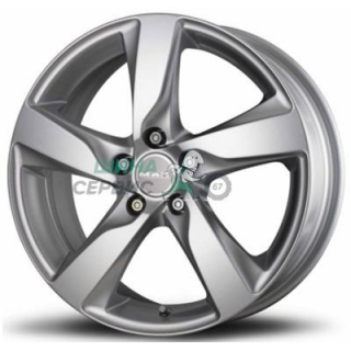 8x18/5x108 ET55 D63,4 Gothenburg W Silver