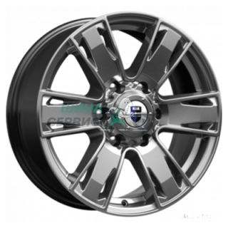 7x17/6x127 ET40 D77,9 Севенна (КС726) Дарк платинум