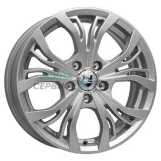 K&K 6x15/5x100 ET45 D67,1 Аламида (КС701) Дарк платинум