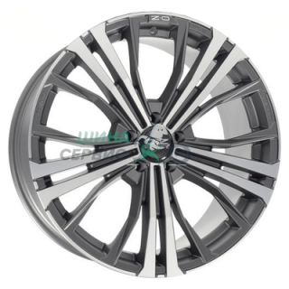 9,5x20/5x130 ET52 D71,6 Cortina Matt Dark Graphite Diamond Cut