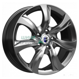 K&K 7x17/4x108 ET45 D63,35 Либерти (КС654) Дарк платинум