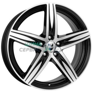 7,5x18/5x114,3 ET35 D60,1 Андорра (КС586) Алмаз черный