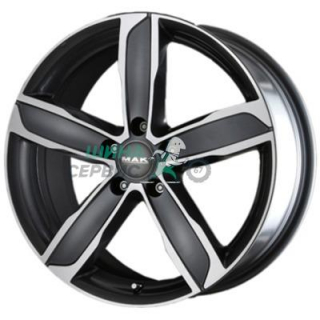 8x18/5x112 ET50 D57,1 Stadt Gun Metallic Mirror Face