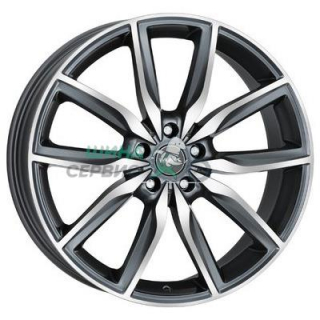 9,5x19/5x112 ET39 D66,6 Allianz Gunmetal Mirror Face