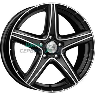 K&K 7,5x17/5x110 ET41 D65,1 Барракуда (КС567) Алмаз черный