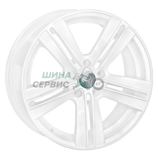 6,5x15/5x105 ET39 D56,6 OPL63 White (конус, C570)