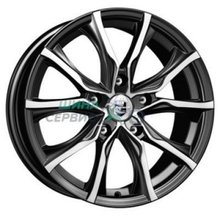 K&K 7,5x17/5x108 ET32 D67,1 Твист (КС697) Алмаз черный