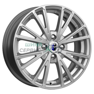 K&K 6x16/4x100 ET40 D67,1 Меандр (КС879) Сильвер SK
