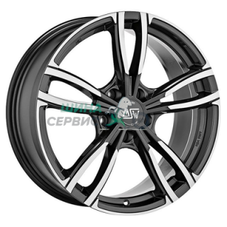 8x19/5x112 ET30 D73 73 Gloss Dark Grey