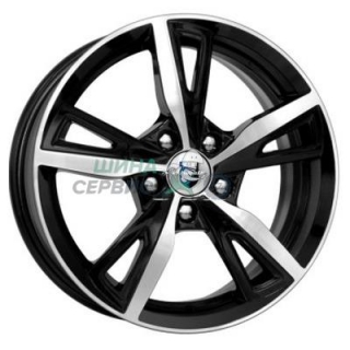 K&K 6,5x16/5x114,3 ET45 D60,1 Фишт-оригинал (КС690) Алмаз черный