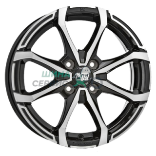 5,5x15/4x100 ET42 D60,1 X4 Black Full Polish
