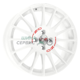 7x17/5x114,3 ET45 D75 Superturismo WRC White + Red Lettering