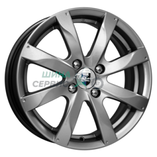 6x15/4x100 ET45 D54,1 Джемини-оригинал (КС617) Дарк платинум