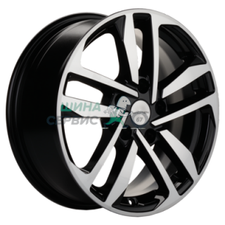 Khomen Wheels 6,5x16/5x108 ET50 D63,35 KHW1612 (Focus) Black-FP