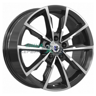 K&K 7,5x17/5x108 ET45 D67,1 Меренге (КС902) Алмаз черный