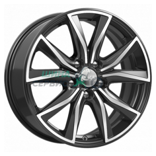 K&K 7x17/5x114,3 ET50 D67,1 КС867 Алмаз черный
