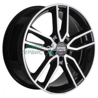 Fondmetal 8x18/5x112 ET38 D66,5 Koros Gloss Black Machined