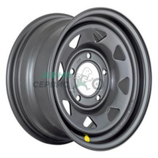 Off-Road Wheels 7x15/5x139,7 ET25 D98,5 ВАЗ Нива черный матовый (треуг.)