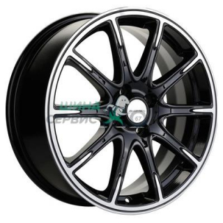 Khomen Wheels 6,5x17/4x98 ET38 D58,6 KHW1707 (Lada Granta) Black-FP