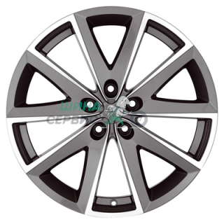 Fondmetal 7,5x17/5x112 ET42 D67,2 7600 Glossy Titanium Machined