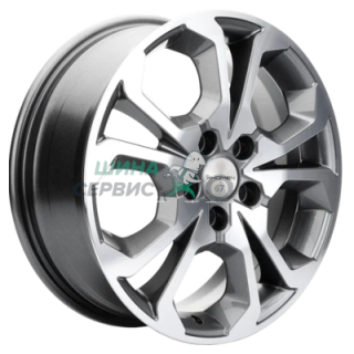 Khomen Wheels 6,5x17/5x108 ET33 D60,1 KHW1711 (Chery tiggo 7pro) Gray-FP