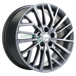 Khomen Wheels 7x17/5x114,3 ET50 D67,1 KHW1717 (Seltos/Soul/Sonata) Black-FP