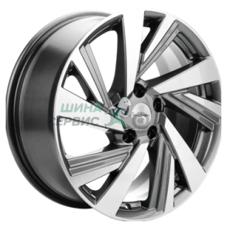 Khomen Wheels 7,5x18/5x108 ET40 D60,1 KHW1801 (Chery Tiggo) Gray-FP