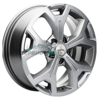 Khomen Wheels 6,5x17/5x108 ET33 D60,1 KHW1710 (Chery tiggo 7pro) Gray