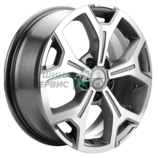 Khomen Wheels 6,5x17/5x114,3 ET45 D54,1 KHW1710 (Coolray) Gray-FP