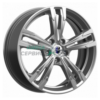 K&K 7x18/5x114,3 ET35 D60,1 Karrera Light (КС935) Дарк платинум брайт