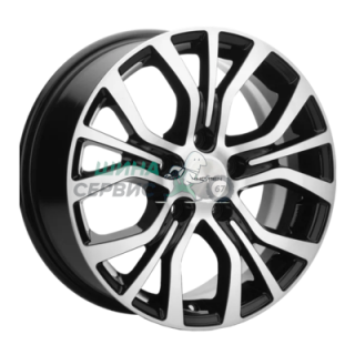 Khomen Wheels 6,5x16/5x120 ET38 D65,1 KHW1608 (Multivan) Black-FP