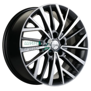 Khomen Wheels 7x17/5x112 ET40 D57,1 KHW1717 (Kodiaq/Tiguan) Black-FP