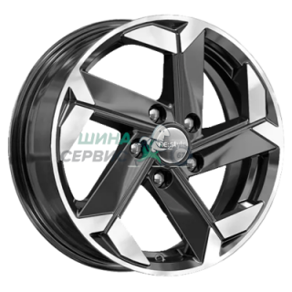 K&K 6x16/5x114,3 ET43 D67,1 КС979 Алмаз черный