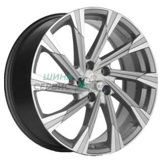 Khomen Wheels 7,5x19/5x114,3 ET38 D67,1 KHW1901 (Outlander) Brilliant Silver-FP